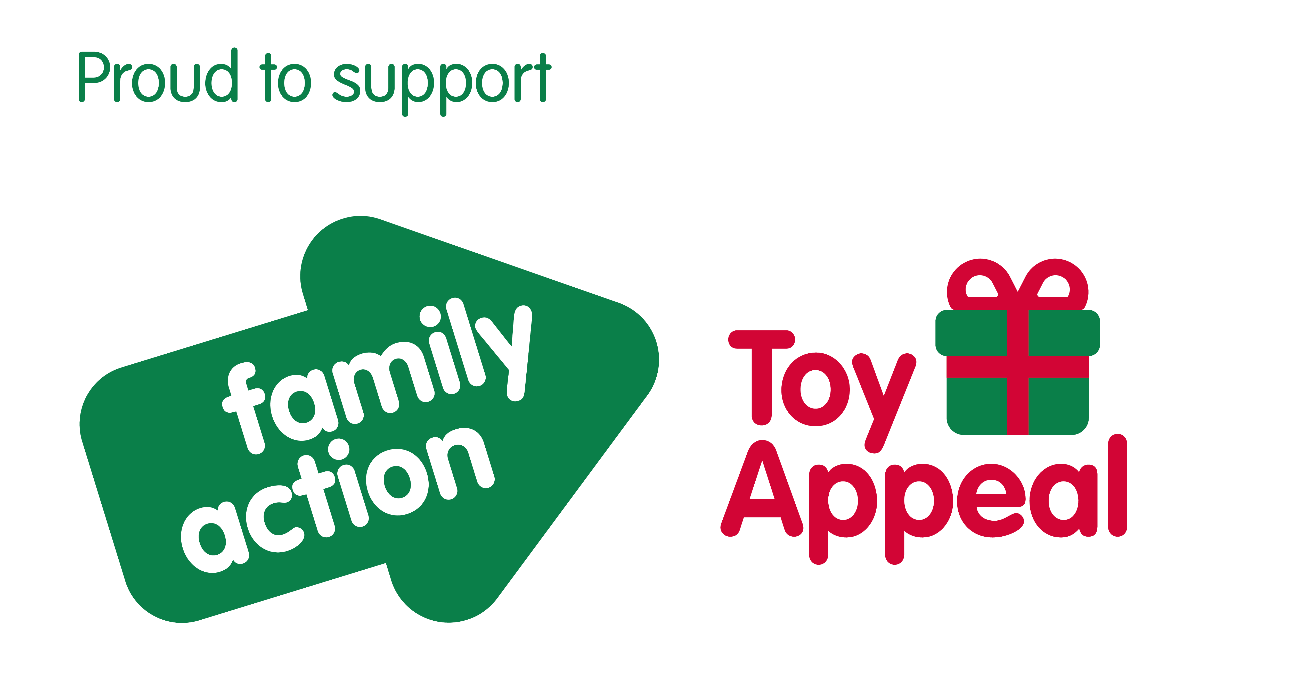 Proud to support Family Action Toy Appeal